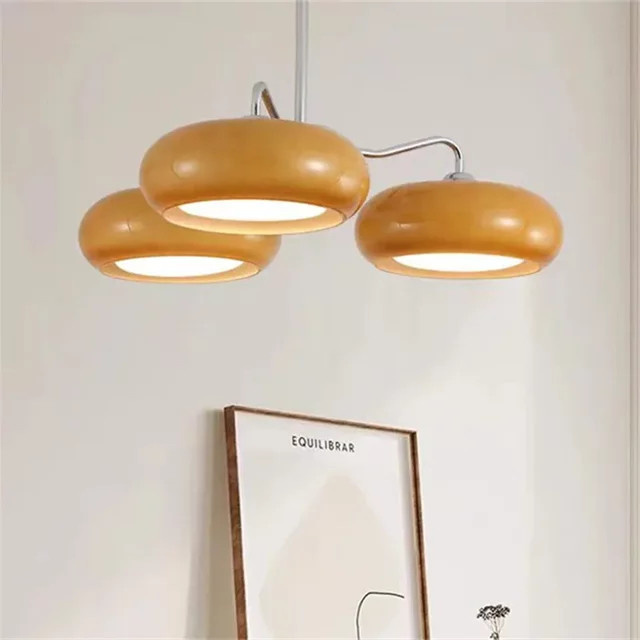 ZIMULONG Bauhaus Deckenleuchte aus Messing und Glas in Gold, Retro Design für Wohnzimmer, Schlafzimmer und Flur - Bild 1
