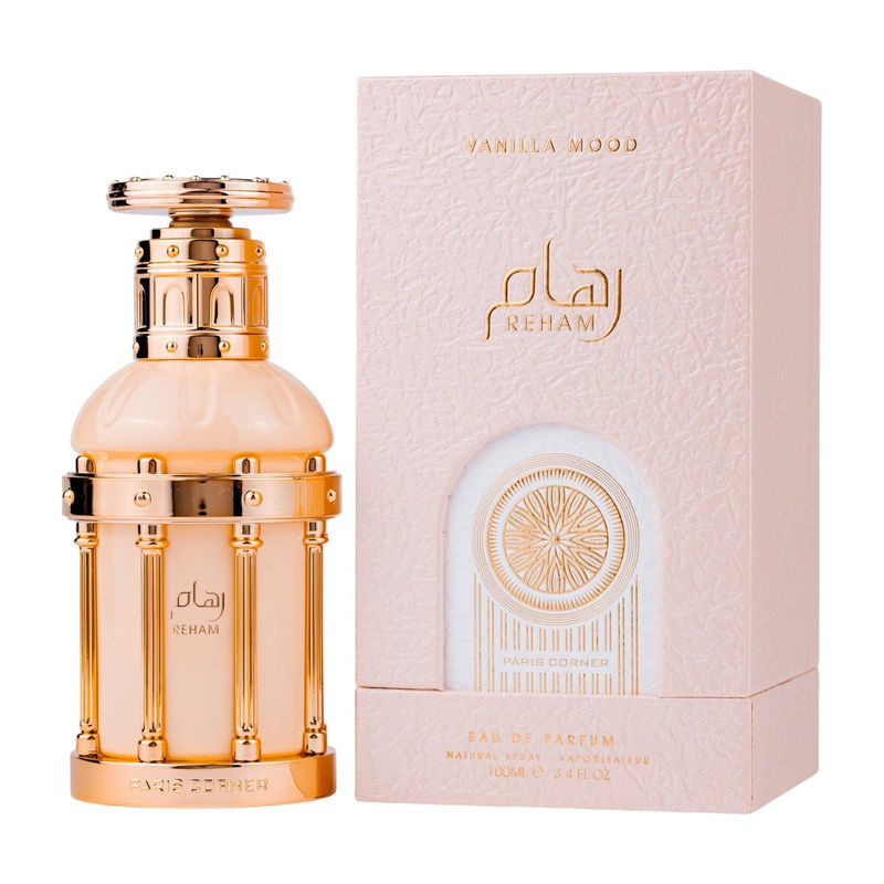 Paris Corner Reham Vanilla Mood Eau de Parfum für Damen und Herren 100ml beige - Bild 2