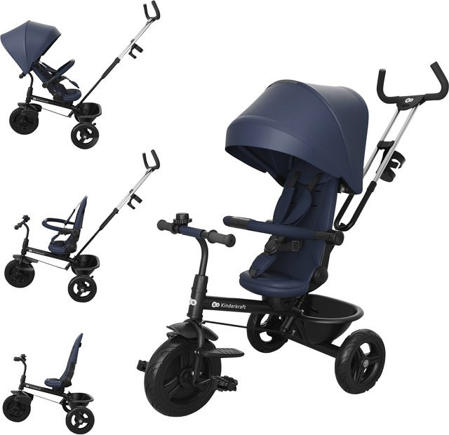 Kinderkraft ASTON 2 PLUS Dreirad, ab 1 Jahr, Blau - Bild 1