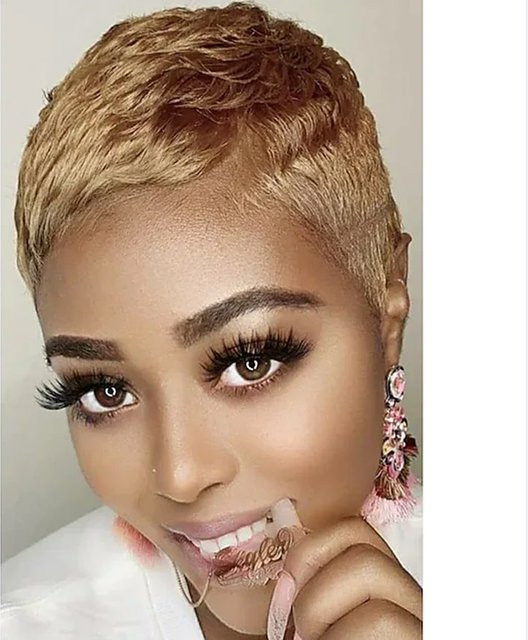 HAIRJOY Pixie-Haarperücke, synthetisch, Damen - Bild 1