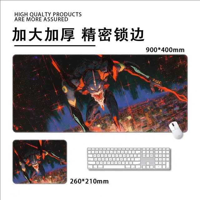 Bandai Gundam Gaming-Mauspad aus Leder, großflächige und rutschfeste Tischmatte in Multicolour - Bild 1
