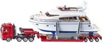 SIKU Schwertransport mit Yacht Modellfahrzeug 1:87 ab 3 Jahren - Bild 1