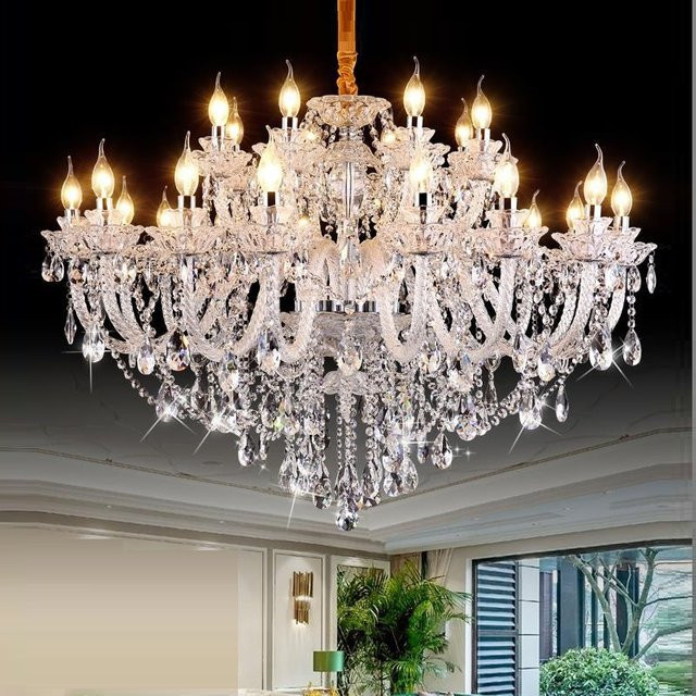 AL.HaffaR Moderne K9 Kristall Kronleuchter Luxus De Cristal Deckenleuchte für dein Wohnzimmer - Bild 1