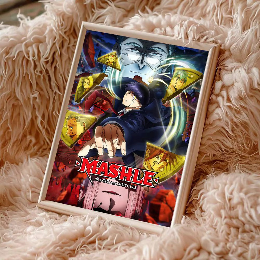 Mashle Magic And Muscles Mash Anime Vintage Poster Wanddekoration Multicolor - Bild 4