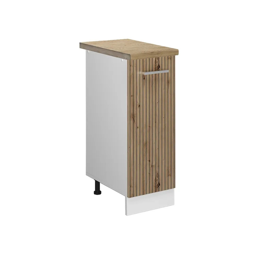 Vicco Apothekerschrank R-Line Medizinschrank für die Küche in Artisan-Eiche und Weiß, B/T/H: 30 x 60 x 81,6 cm - Bild 2