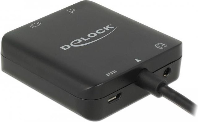 DeLOCK HDMI Audio Extractor 4K 60 Hz mit TOSLINK S/PDIF und 3,5mm Klinkenbuchse, Schwarz - Bild 2