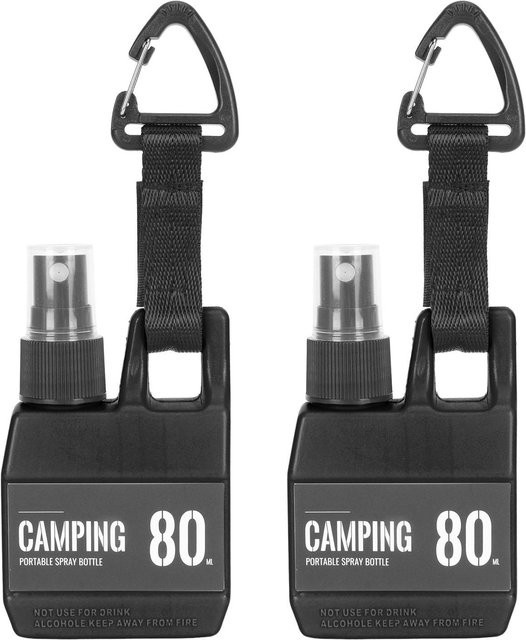 Fishine Sprühflasche, 2 Stück, 80 ml, Schwarz, Unisex - Bild 1