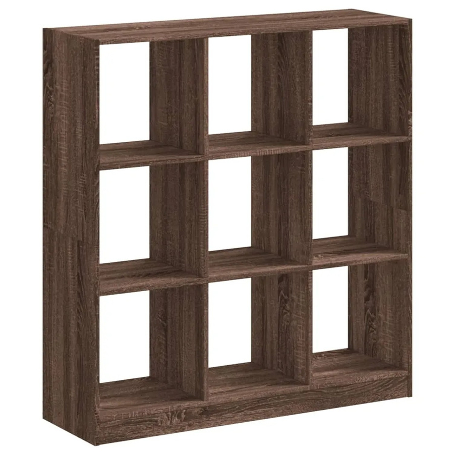 vidaXL Bücherregal Braun in Eichen-Optik, Wandmontage, B/T/H: 102 x 32 x 108 cm - Bild 2