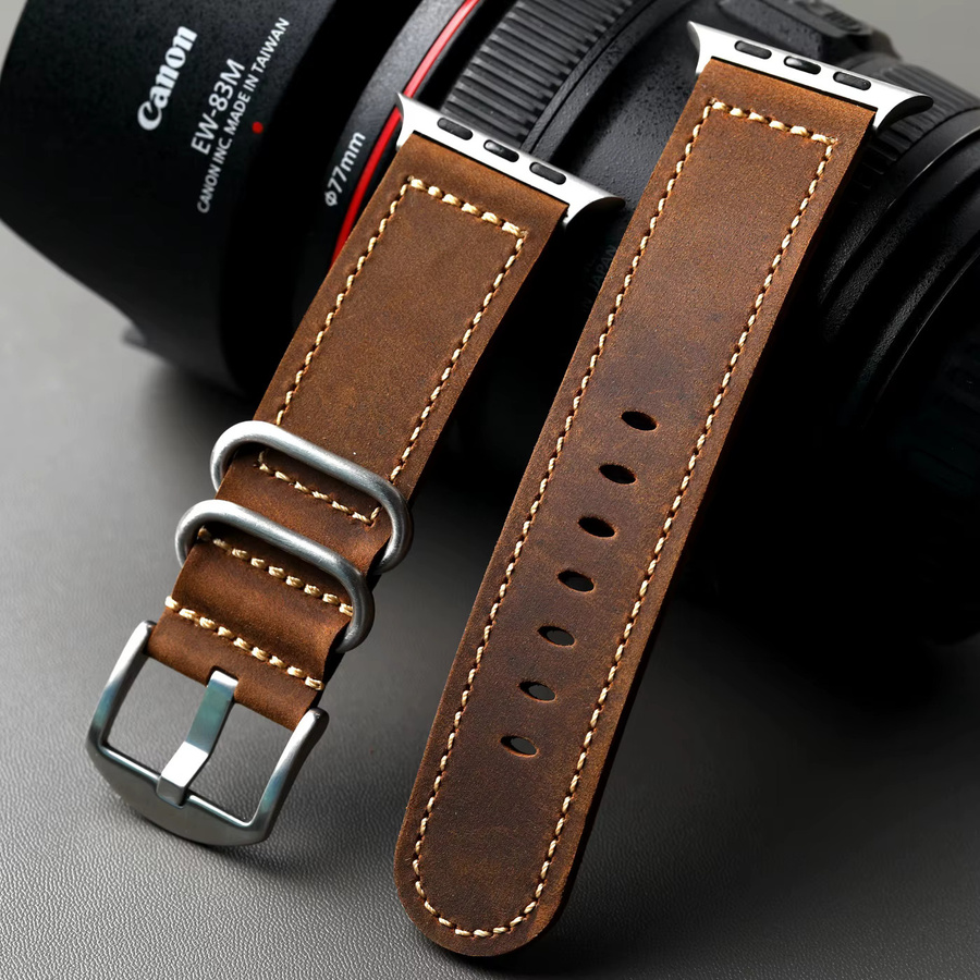 Raystray Uhrenarmband Rindsleder, Herren - Bild 4