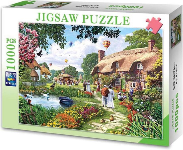 MaxRenard Europäische Garten Landschaft Puzzle, 1000 Teile - Bild 1
