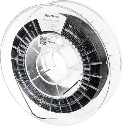 Spectrum Filaments 80477 PET-G FX120 Filament Schwarz, 1.75mm, 500g - Bild 1