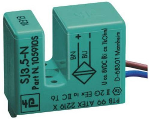 Pepperl+Fuchs Induktiver Sensor SJ3,5-N-GN 12xG1xxD 70132989 NAMUR in Türkis - Bild 1