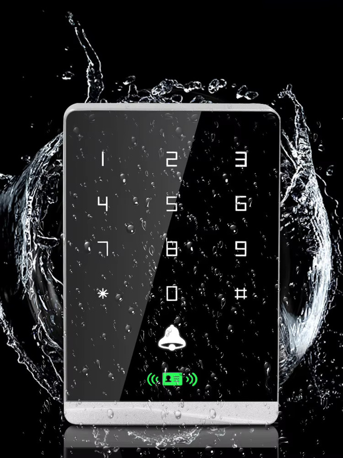 Asia-Teco RFID Zugangskontroll-Tastatur T2DC mit 125 kHz und 13,56 MHz, IP66 wasserdicht, Ziffernblock Türöffner-System - Bild 7