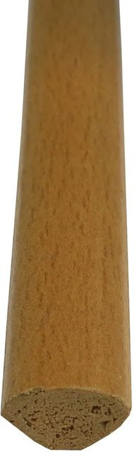 Döllken Profiles Viertelstab Esche gedämpft in Braun aus Kunststoff, Länge: 2000 mm, Durchmesser: 12 mm - Bild 1