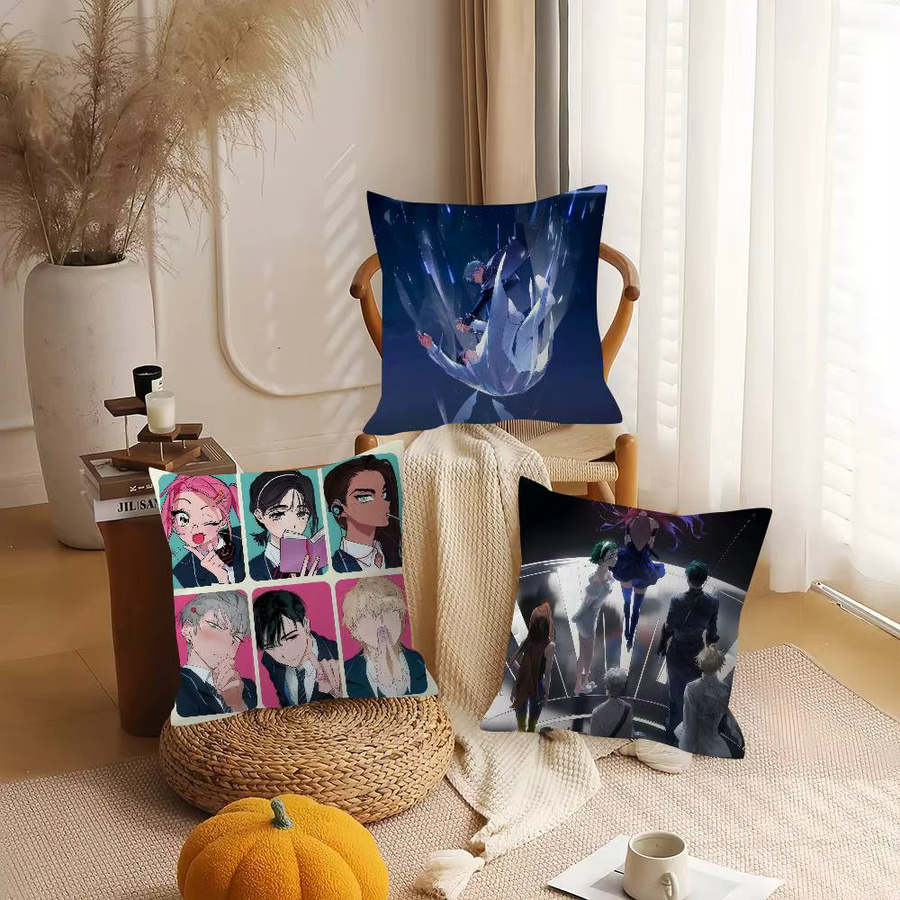 Rastar Anime A-Alien Stage Kissenbezug im Country-House-Stil, quadratisch, B/T/H: 30 x 30 x 3 cm - Bild 2