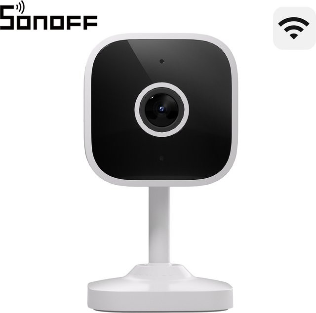 SONOFF CAM-S2 Drahtlose Sicherheitskamera für Zuhause in Weiß mit 1080P HD, Bewegungserkennung, Alarmfunktion, Zwei-Wege-Audio und Kompatibilität mit Alexa und Google Home - Bild 1
