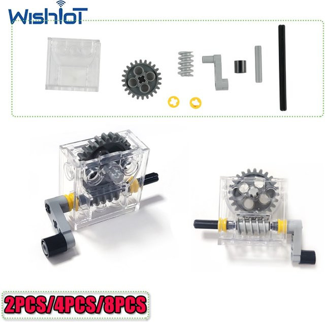 wishiot Technologie Bausteine Getriebe Teile, Zubehör, klar - Bild 1