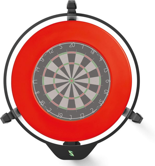 Scolia Home 2 Basic 2026 Autoscoring-System für Steeldarts mit Karella PU Surround in Rot - Bild 1
