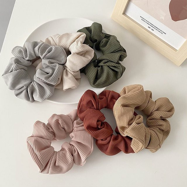 Scrunchie Set, Mikrofaser, Damen - Bild 1