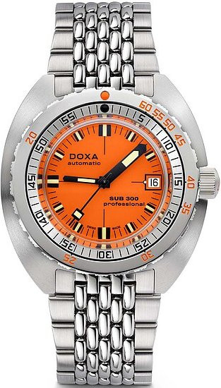 Doxa Chronometer SUB300 Professional, Automatik, Edelstahl, orange, 42,5 mm, Herren - Bild 1