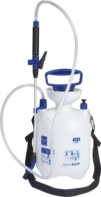 LUX-TOOLS Drucksprüher mit Schultertragegurt und Lanze, 4,5 l, manuell - Bild 1