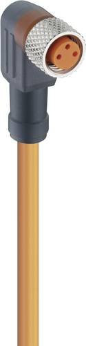 Lumberg Automation 11337-10 Sensor-Aktor-Steckverbinder M8 Buchse gewinkelt orange 3-polig 10 Meter - Bild 1