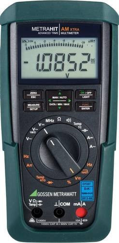 Gossen Metrawatt METRAHIT AM X-TRA Digitales Hand-Multimeter, kalibriert, CAT III 1000 V / CAT IV 600V, grün - Bild 1