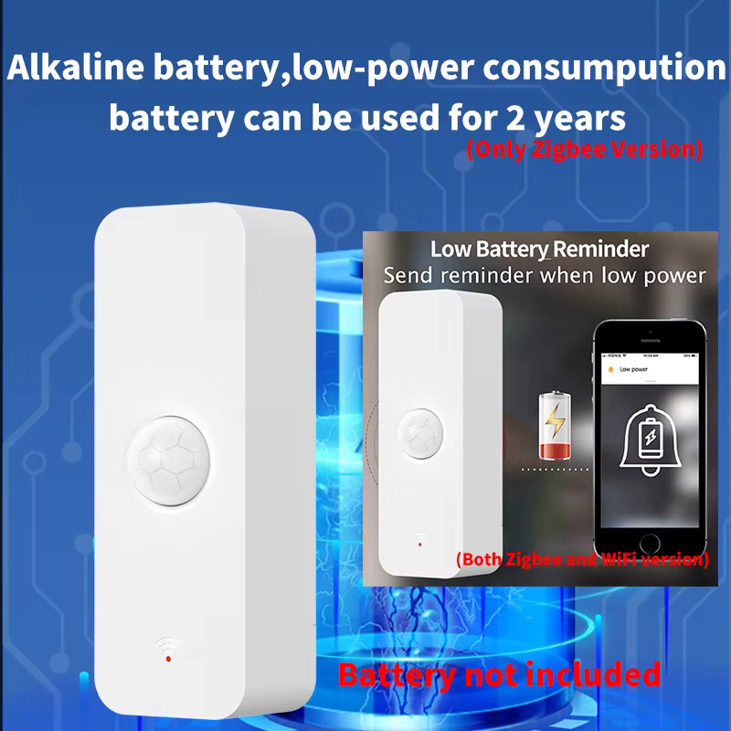 Tuya Smart Home PIR Bewegungsmelder WiFi Zigbee Infrarot Detektor in Weiß für Alexa und Google Home - Bild 3