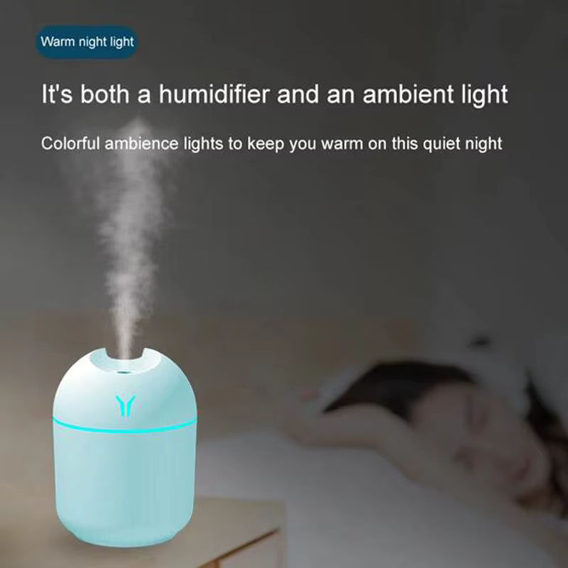 Intelligenter USB Luftbefeuchter und Aromatherapie-Gerät für den Schreibtisch in Weiß - Bild 4