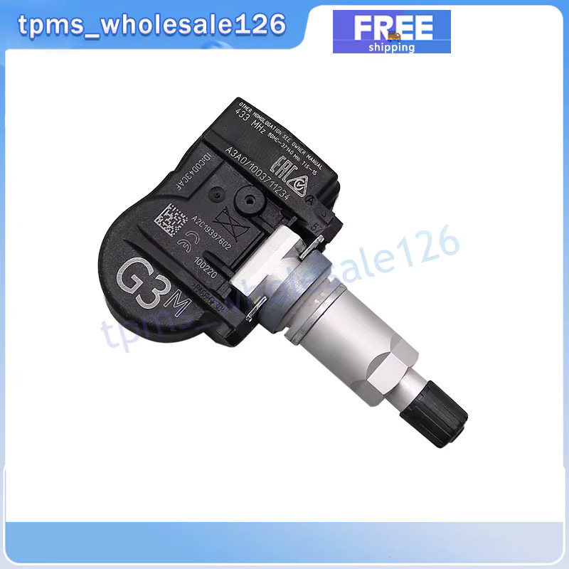GANGLE Reifensensor Set 4 Stück für Fiat 124 und Mazda 2 3 5 CX-3 CX-5 CX-7 CX-9 MX-5 Reifendruckkontrollsystem TPMS 433 MHz in Schwarz - Bild 2