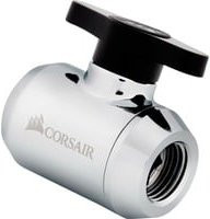 Corsair XF Kugelhahn Ventil aus Messing in Schwarz und Silber - Bild 1