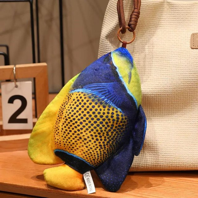 Plüschanhänger Simulationsfisch, 20cm, blue, Unisex - Bild 1