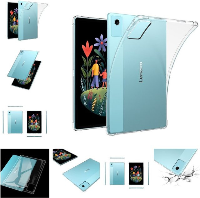 Transparentes TPU Soft Cover für Lenovo Idea Tab Plus 12,1 mit Airbag-Schutz - Bild 1
