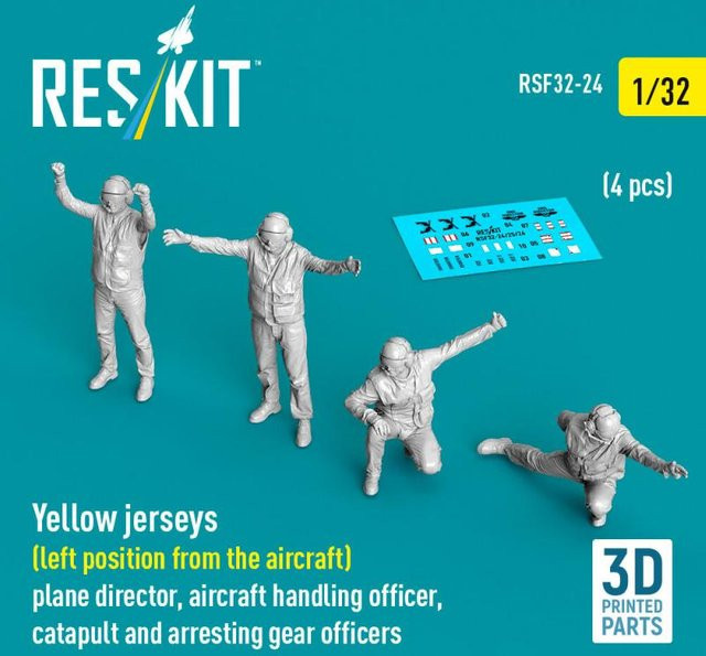 ResKit Models Plane Director, Aircraft Handling Officer, 4-teiliges Set, 1:32 - Bild 1