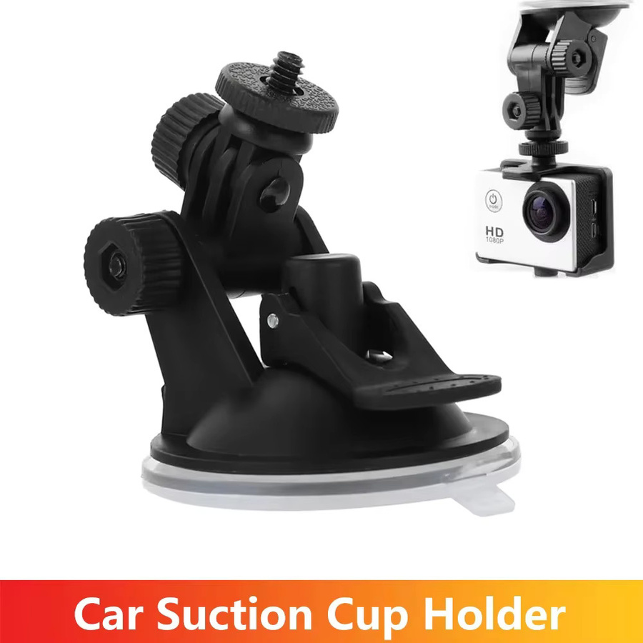 Universelle Auto-Saughalterung für Action-Kameras in Schwarz, kompatibel mit GoPro, Insta360, SJCAM, AKASO und DJI Osmo Action - Bild 2