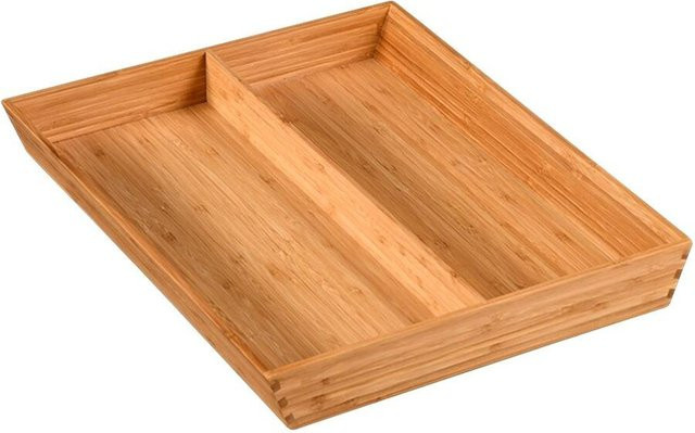Kesper Besteckkasten aus Bambus in Natur mit Trennern, B/H/L: 35 x 5 x 43 cm - Bild 1