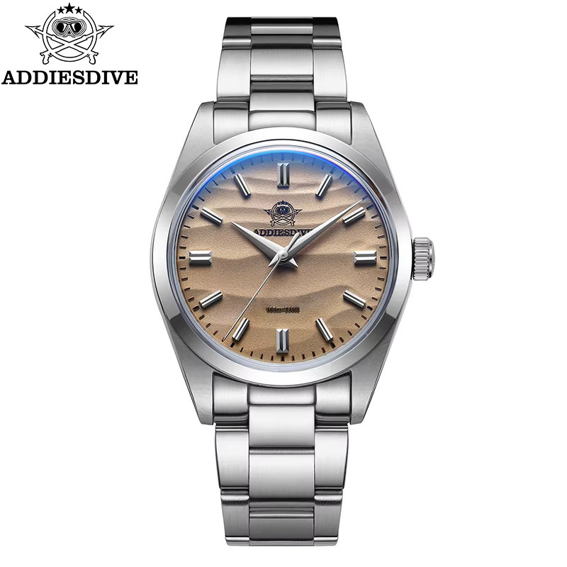ADDIESDIVE Armbanduhr Quarz, Edelstahl, Silber, Herren - Bild 1