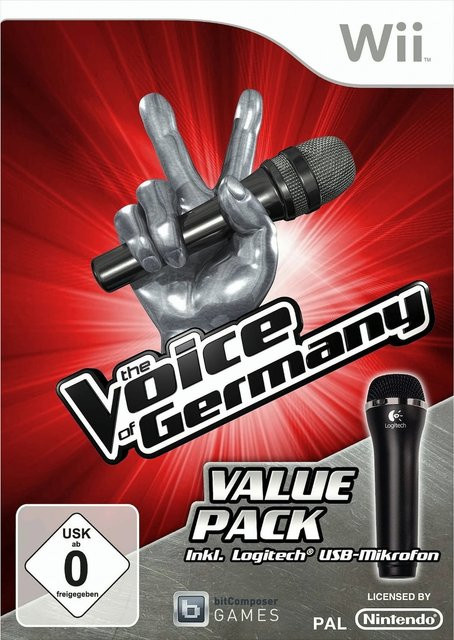 The Voice Of Germany Value Pack für Nintendo Switch inklusive 1 Mikrofon in Schwarz - Bild 1