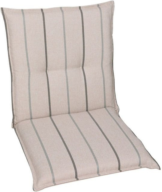 GO-DE TEXTIL Gartenauflage Wendauflage für Niederlehner, 2er Set, Beige, Olefin - Bild 1
