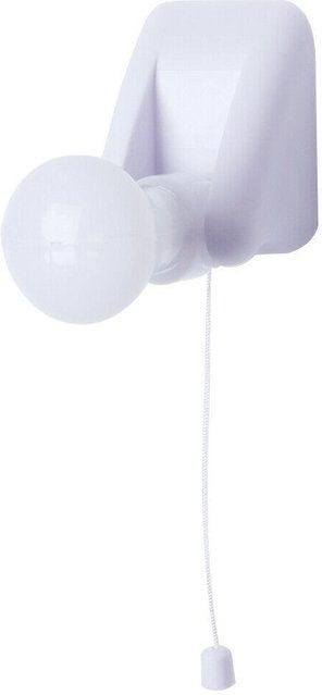 Happy6 LED Nachtlicht mit Zugschnur in Weiß, selbstklebende Schrankbeleuchtung für Schlafzimmer und Flur - Bild 1