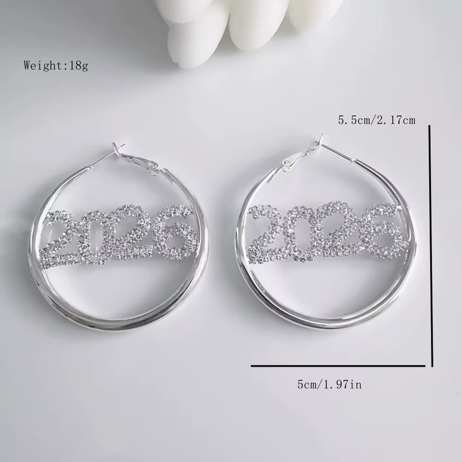 LuxstyWear Creolen, Strass, Kristall, Damen - Bild 2