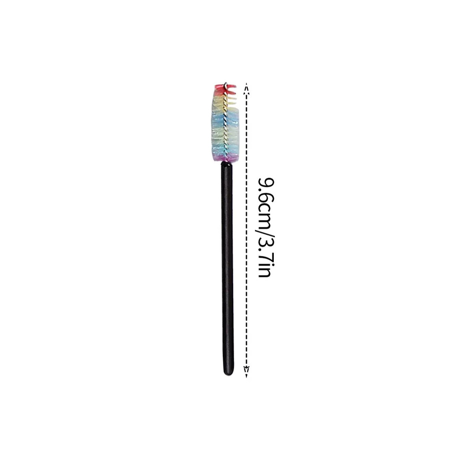 KOSSHOW Mascara-Pinsel mit Kristallgriff, 25 Stück, Mehrfarbig, Unisex - Bild 2