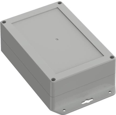 TRU COMPONENTS Flansch-Gehäuse TC-10860884 aus Polycarbonat in Lichtgrau, B/T/H: 179,90 x 119,90 x 60,20 cm - Bild 1