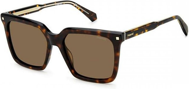 Polaroid Pld 4115 S Sonnenbrille, Vollrand, Square, Acetate, Damen, Brown - Bild 1