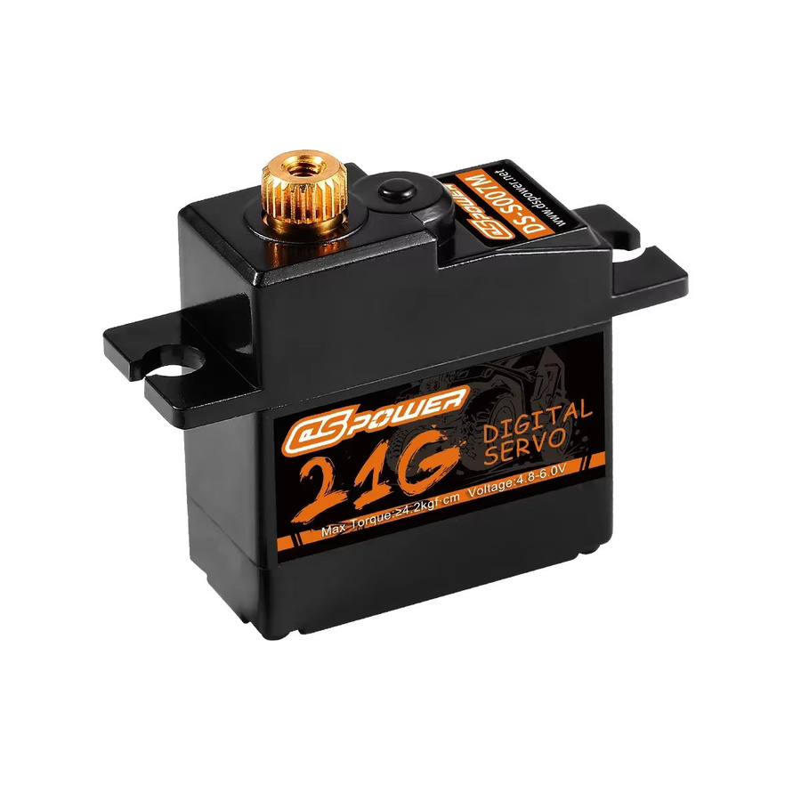 DSPOWER 21G Digital Micro Servo, Metallgetriebe, Wasserdicht, Zubehör - Bild 4
