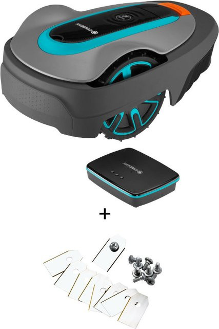 GARDENA Mähroboter smart SILENO life 750 m² Set mit LONA Technologie und Ersatzmesser in Grau - Bild 1