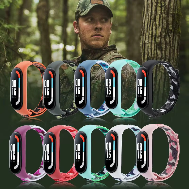 Xiaomi Uhrenarmband Nylon, Camouflage, Multicolor, Unisex - Bild 5