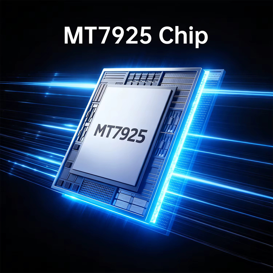 Fenvi WiFi 7 PCIe Netzwerkkarte mit Bluetooth 5.4, Tri-Band 5400Mbps (6GHz/5GHz/2.4GHz) Drahtlose Ethernet-Karte für PC mit Windows 10/11 - Bild 4