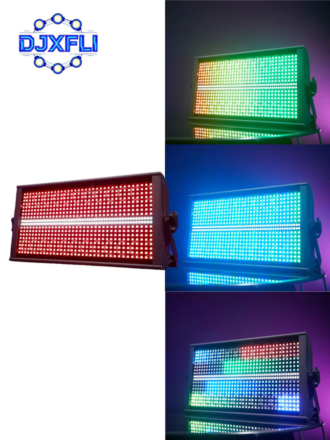 DJXFLI 250W RGBW LED 4-in-1 Strobe Bühnenlicht mit 48 Zonen und DMX512 für Wash-Effekte bei Disco, KTV und DJ-Events - Bild 6