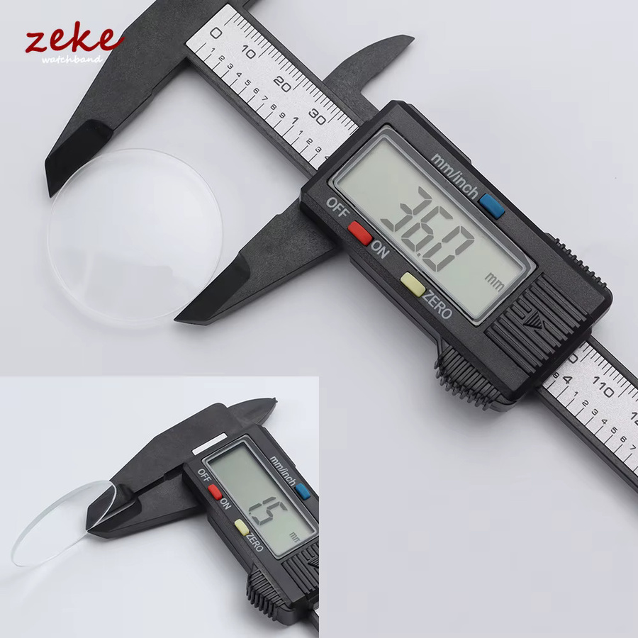 Uhrenglas, doppelt gewölbt, transparent, Durchmesser 28–38 mm - Bild 3
